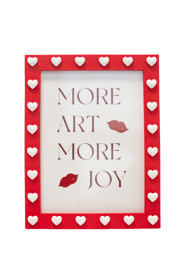 SWEET BLOOM FRAME RED & WHITE