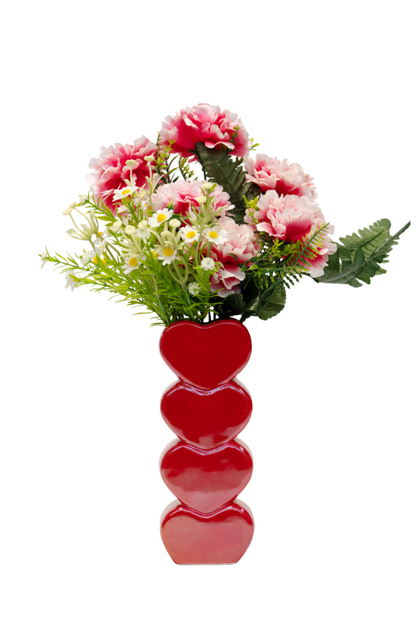 SWEET BLOOM VASE RED