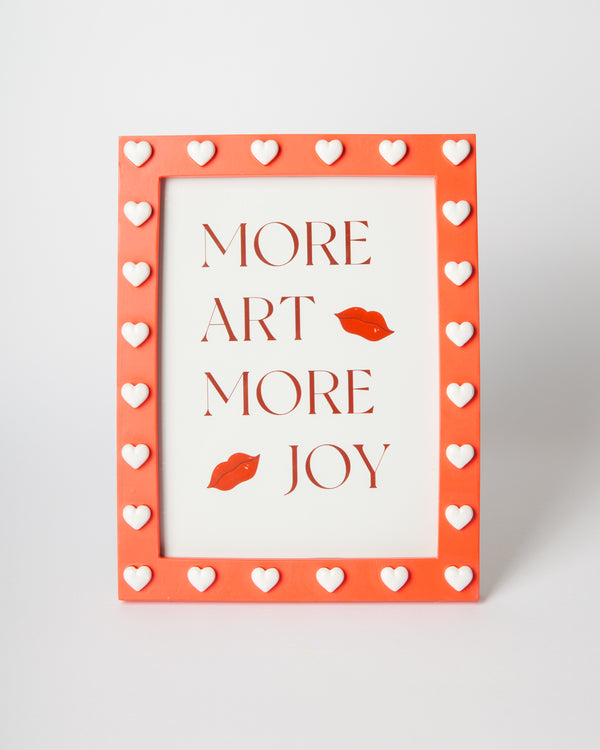 SWEET BLOOM FRAME RED & WHITE