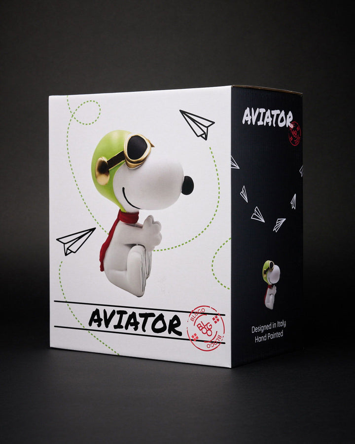 SNOOPY AVIATOR WHITE - Blogo_shop